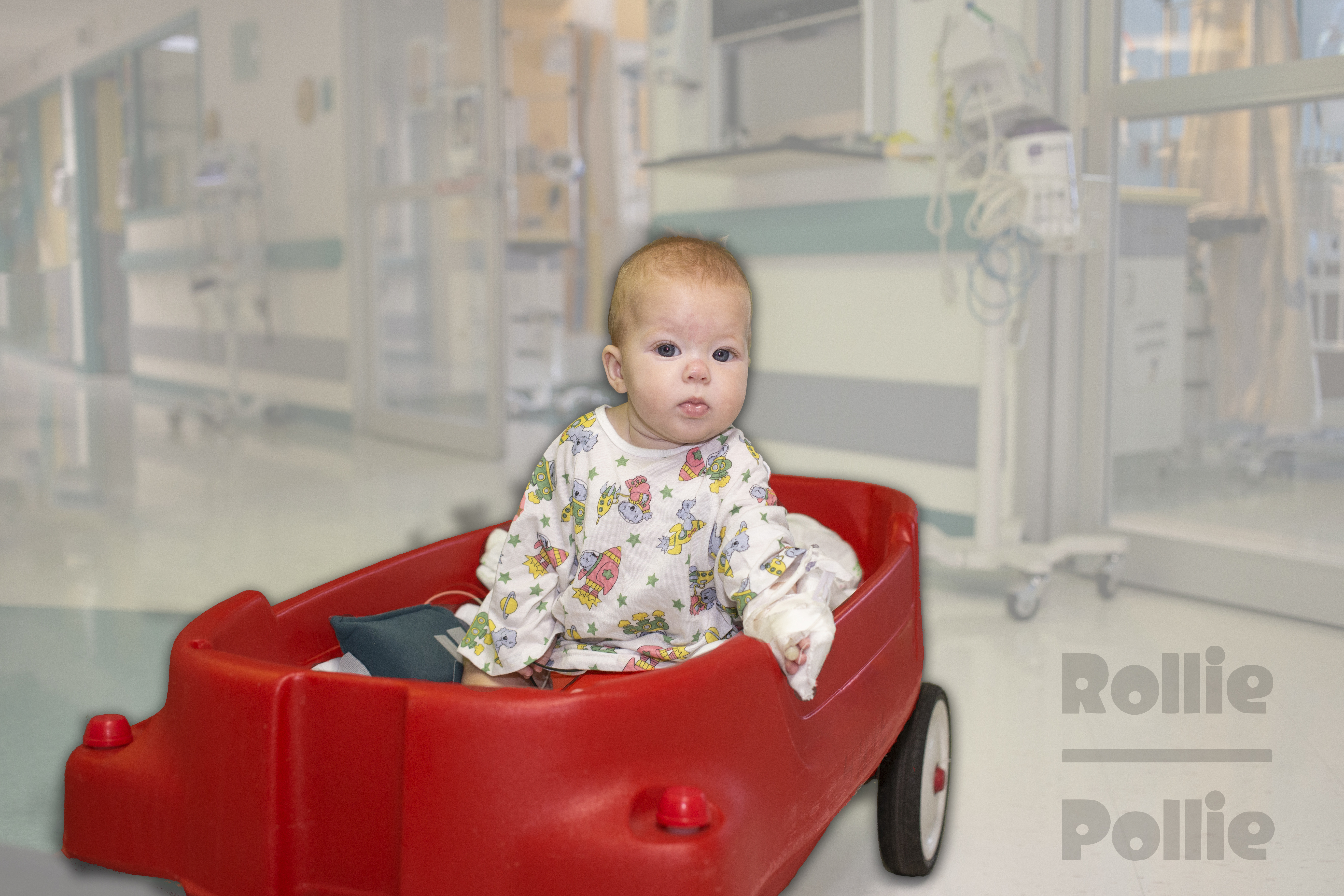 Child in lab coat